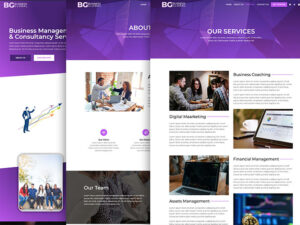 Four Page Website Template Kit (Business Global)