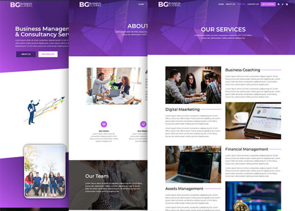 Four-Page website