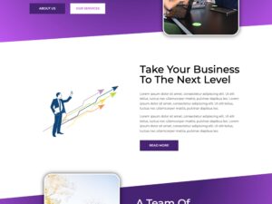 Four Page Website Template Kit (Business Global)