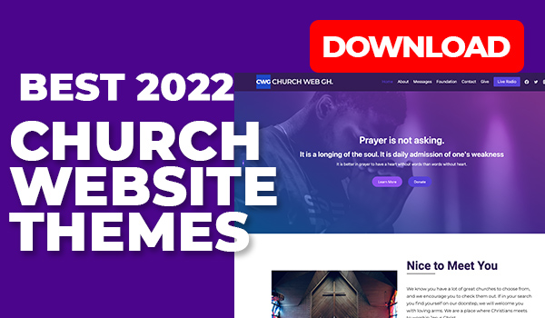 CHURCH WEBSITE THEMES
