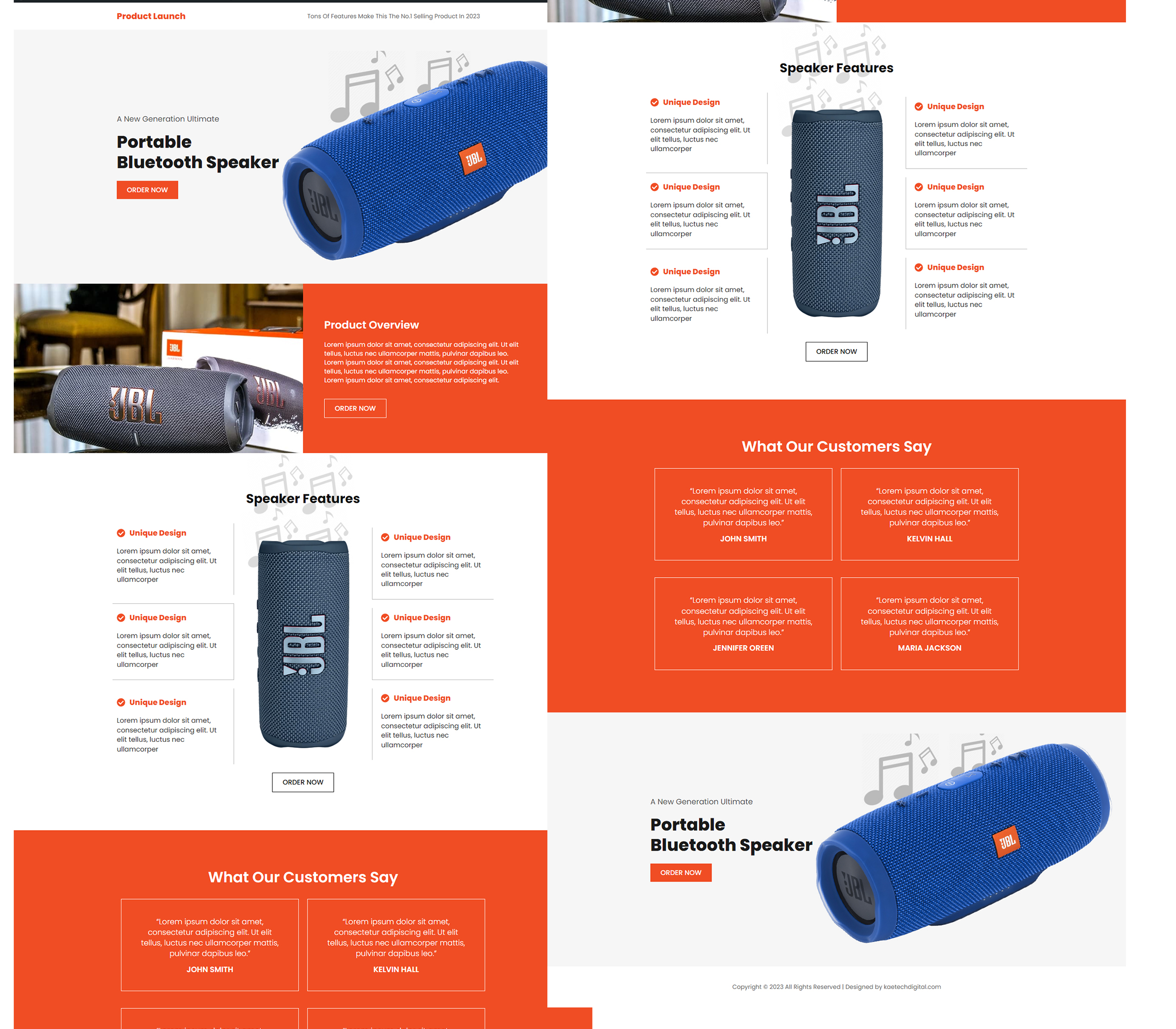 Product Landing page