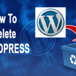 How To Delete WordPress