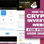 Crypto & Investment website with User dashboard